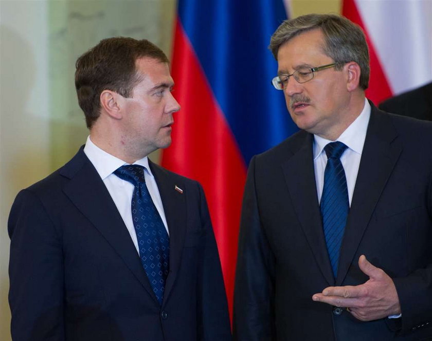 Prezydenci Polski i Rosji w Katyniu 11 kwietnia