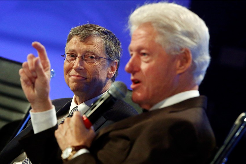 Bil Gejts i Bil Klinton