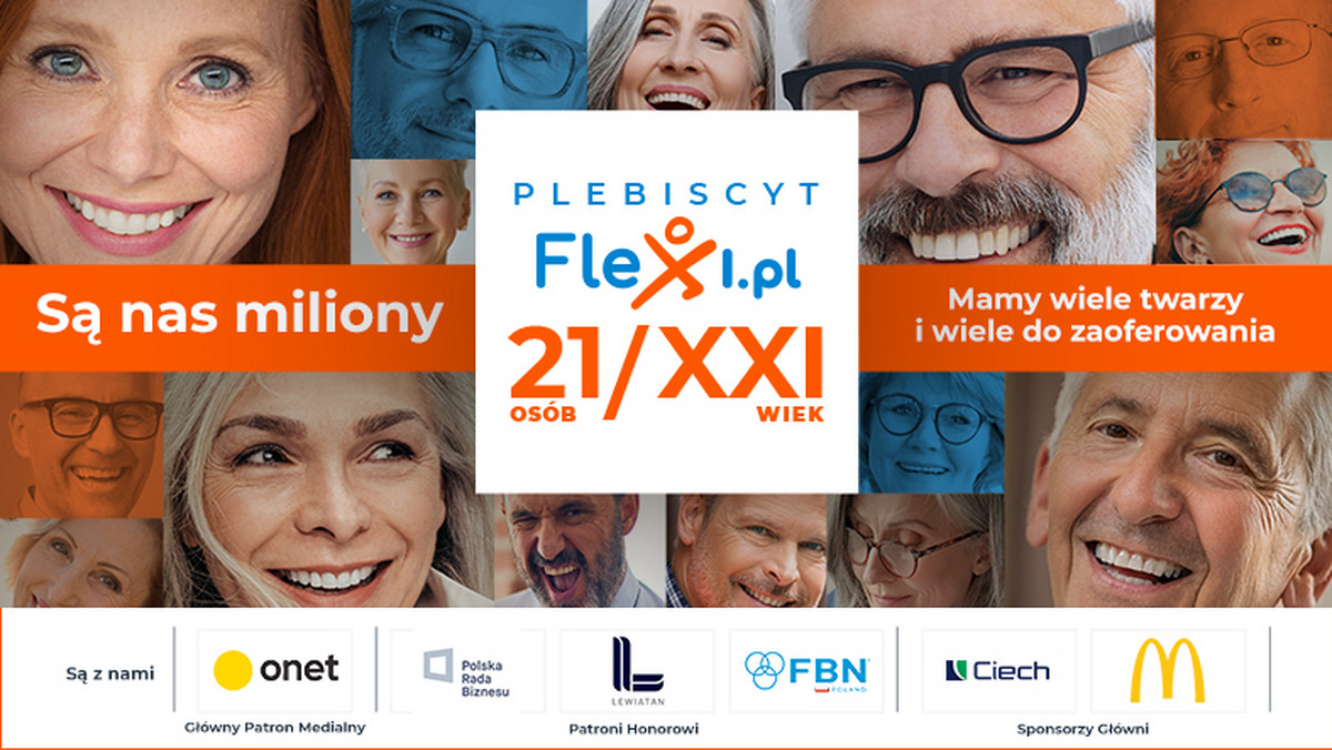 <strong>Pokolenie Flexi to 50-cio, 60-cio i 70-latkowie nadal aktywni, także na rynku pracy. Są "elastyczni", bo przez lata musieli przystosowywać się do zmieniającej się rzeczywistości. I zrobili to, osiągając wiele sukcesów, które chce uhonorować portal Flexi.pl organizując Plebiscyt "21 Osób Flexi na XXI wiek". O tym, kto został nominowany i jak można zagłosować na swoich faworytów opowiada Katarzyna Łakińska, założycielka Flexi.pl</strong>