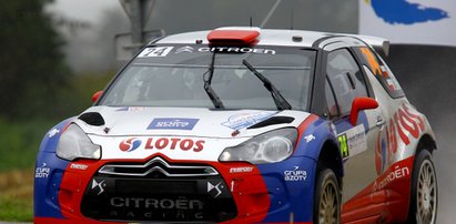 Kubica w rajdzie pełnym pułapek