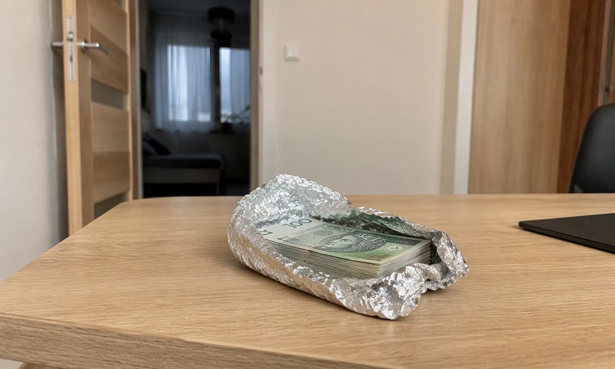 Coraz więcej osób owija banknoty folią aluminiową. O co chodzi?