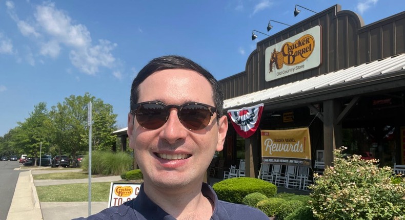 Cracker Barrel has about 660 locations, including this one in Northern Virginia.Alex Bitter/BI