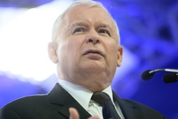 Jarosław Kaczyński biała aureola