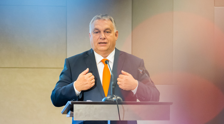 Orbán Viktor újfent kifejtette álláspontját a háborúról / Fotó: Northfoto