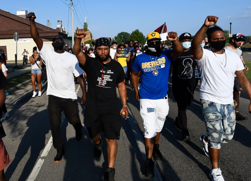 Protesti u Kenoši su bili relativno mirni