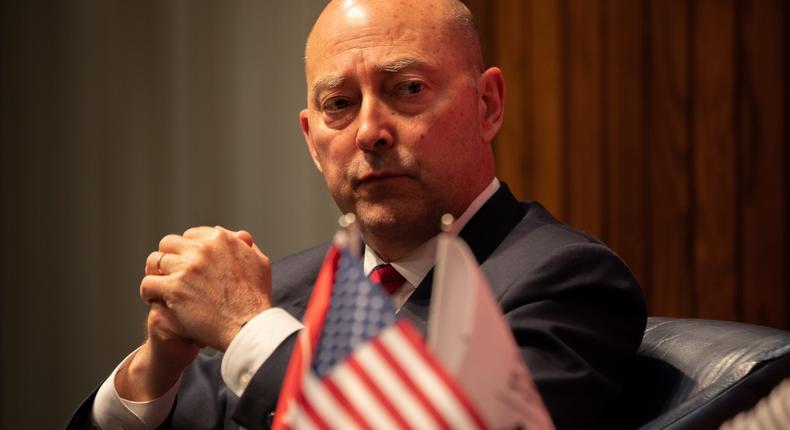 Former NATO Supreme Allied Commander James Stavridis attends a panel in Washington, DC, on January 30, 2019.