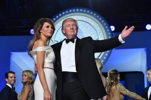 President Trump at the Freedom Ball Ball in Washington, D. C.