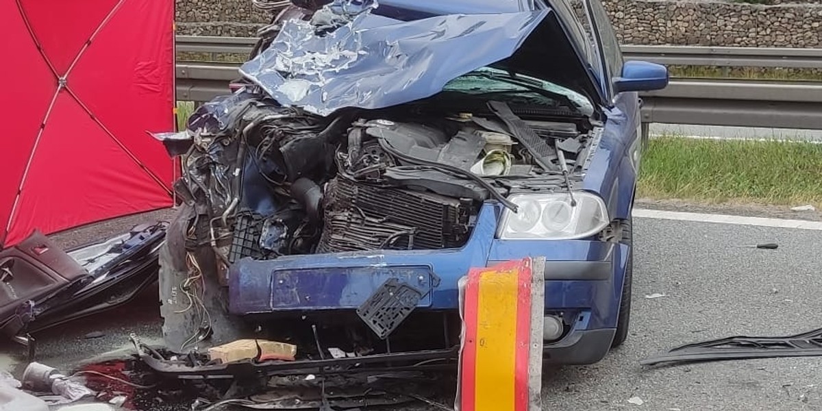 Gdańsk. Śmiertelny wypadek na obwodnicy. Nie żyje jedna osoba.