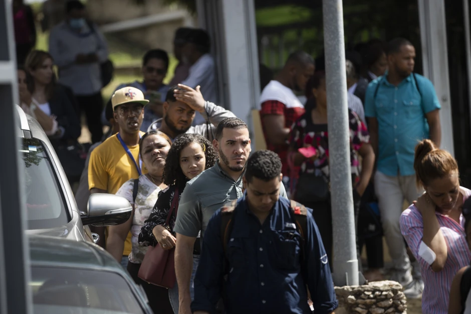 Policija u Santo Domingu, Dominikanska Republika, nakon pucnjave u kojoj je ubijen ministar Orlando Horhe Mera