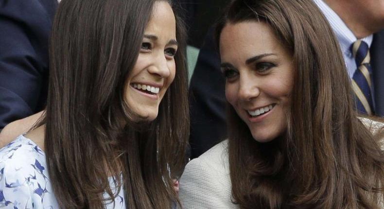 Pippa and Kate Middleton