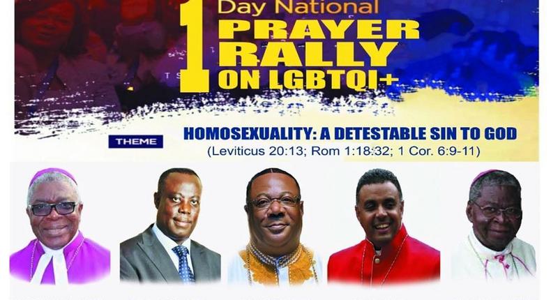 Powerful national prayer service against LGBTQI+ in Ghana scheduled for Sunday