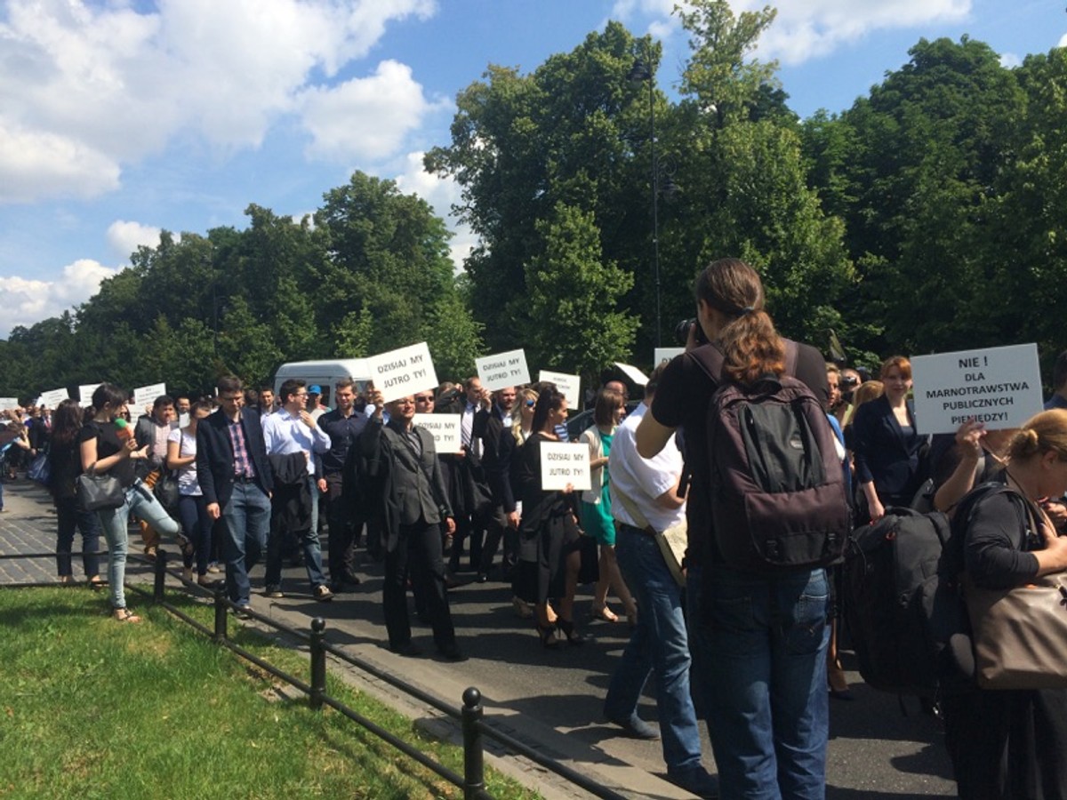 Protest adwokatów/ fot. Anna Krzyżanowska- Prawnik.pl