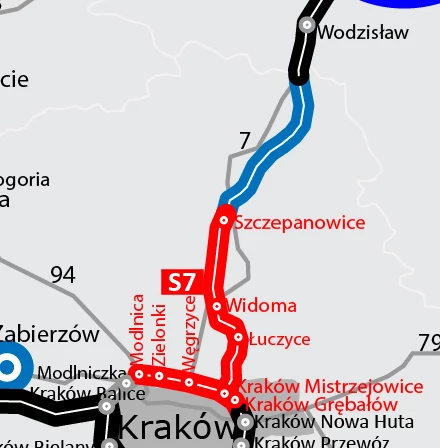 S7 Kraków - Szczepanowice