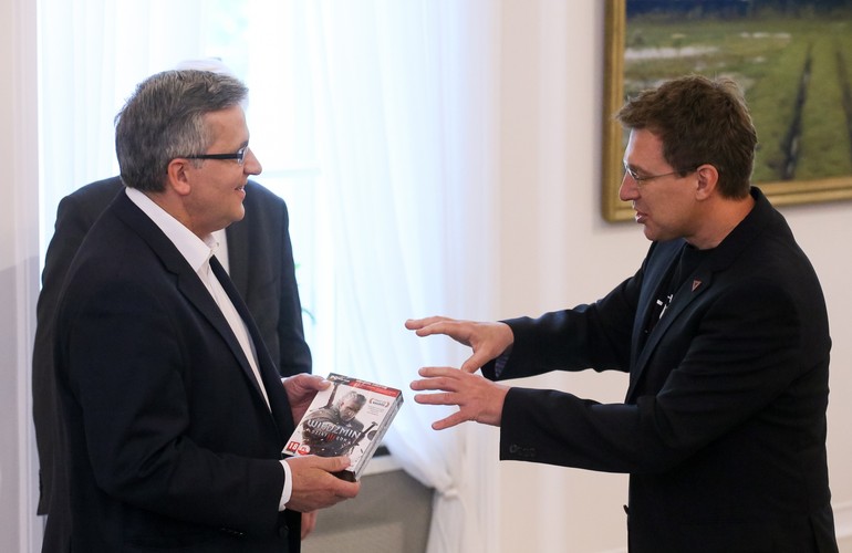 Spotkanie prezydenta z twórcami gry 'Wiedźmin'