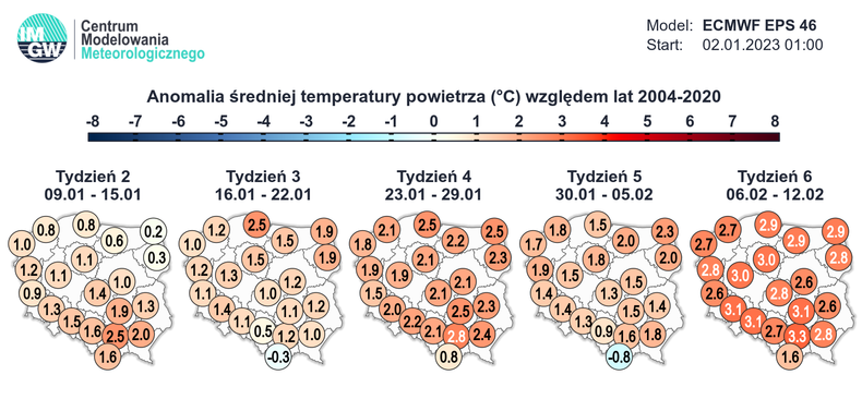 Ciepło dominować ma przez cały miesiąc, ale nie można wykluczyć okresowych ochłodzeń