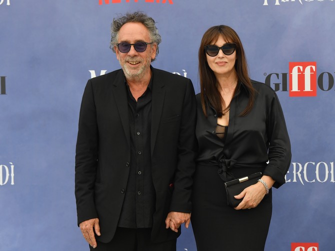 Monika Beluči i Tim Barton