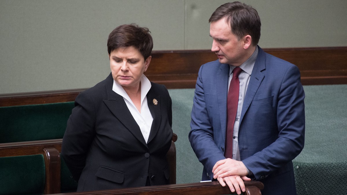 Beata Szydło i Zbigniew Ziobro 