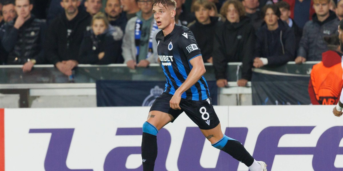 Michał Skóraś rozgrywa pierwszy pełny sezon w Club Brugge.