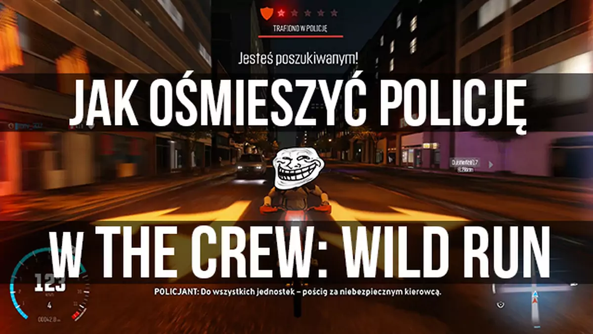 Jak ośmieszyć policję w The Crew: Wild Run? Oto sprawdzony sposób