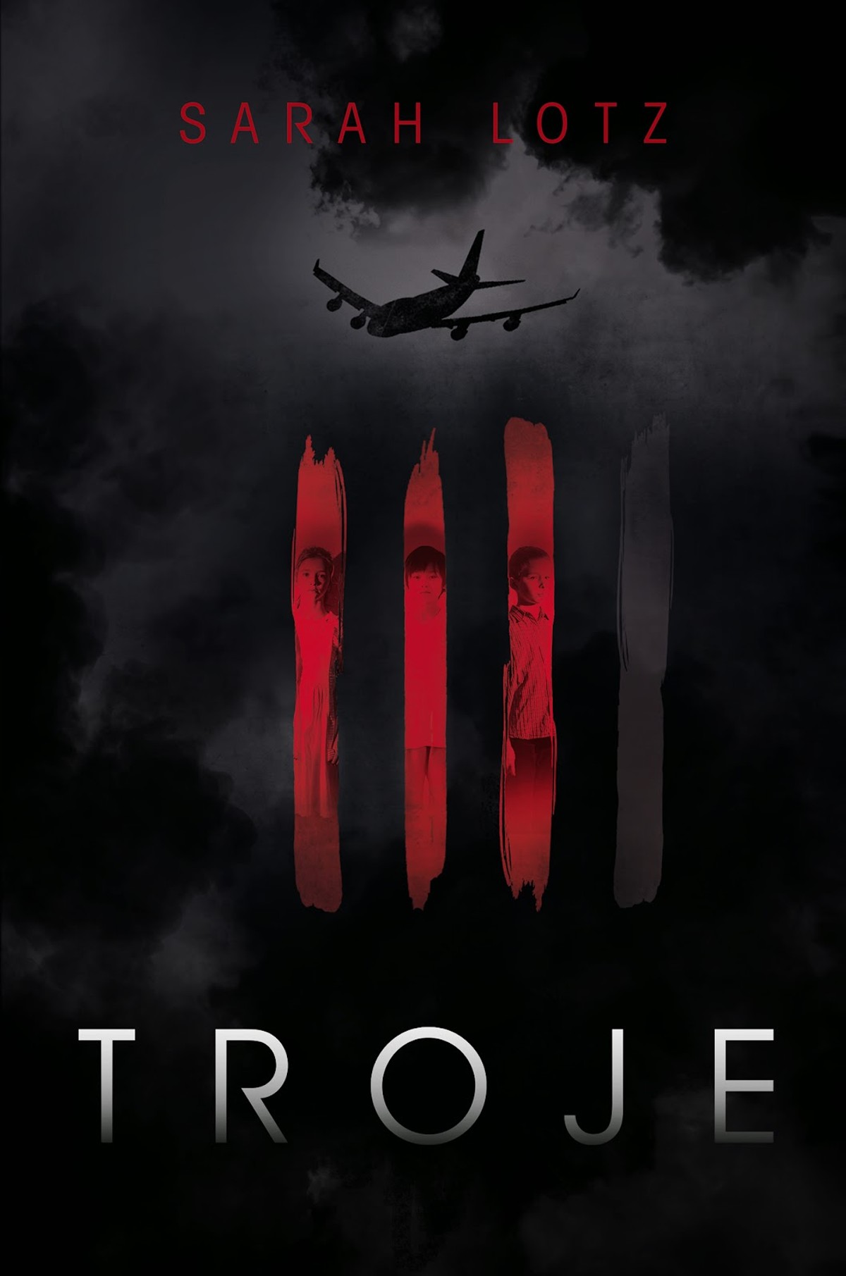 Fragment okładki książki Sary Lotz "Troje".