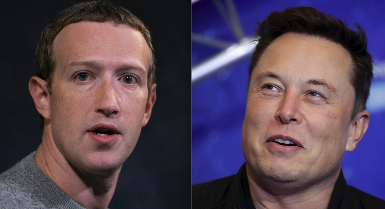 Elon Musk disses Mark ZuckerbergAssociated Press