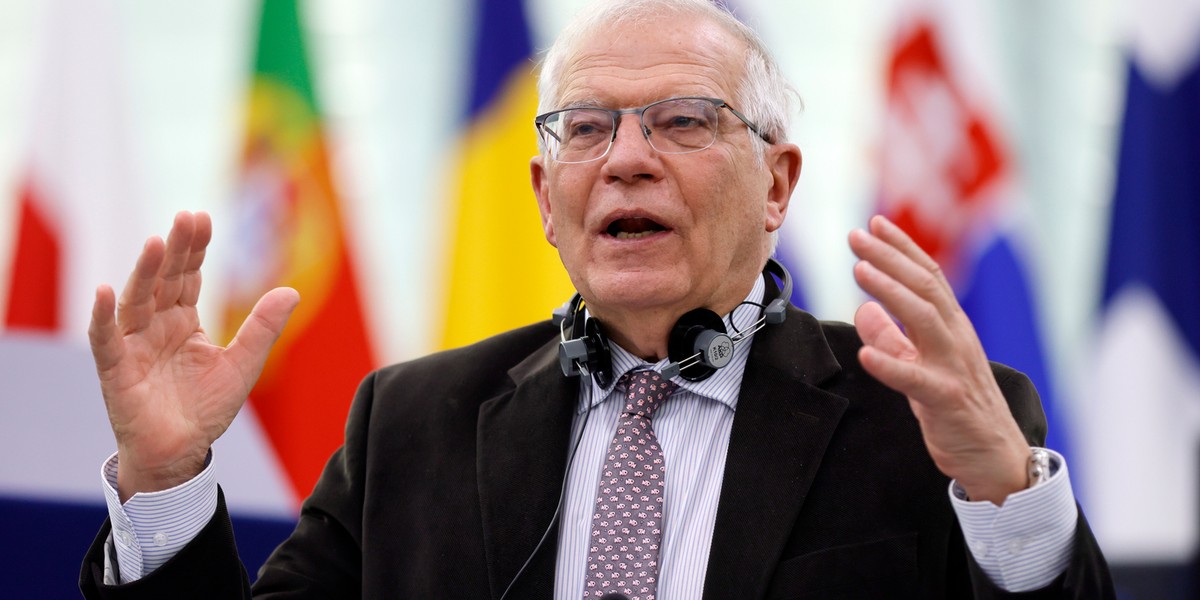 Josep Borrell, szef unijnej dyplomacji.