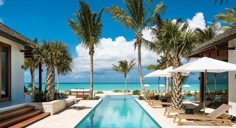 A villa in Turks and Caicos that you can rent on Luxury Retreats.