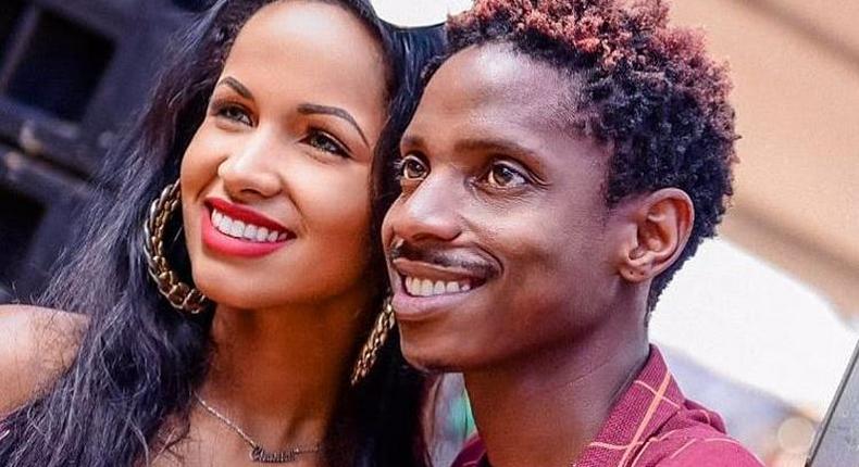 Eric Omondi with his fiancée Chantal. I'm not aware of any wedding in September – Eric Omondi