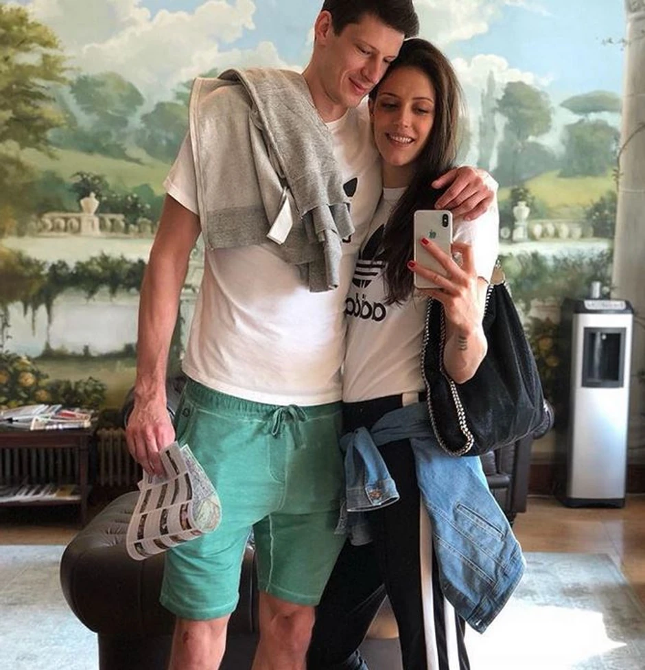 Srećko Lisinac i Stefana Veljković