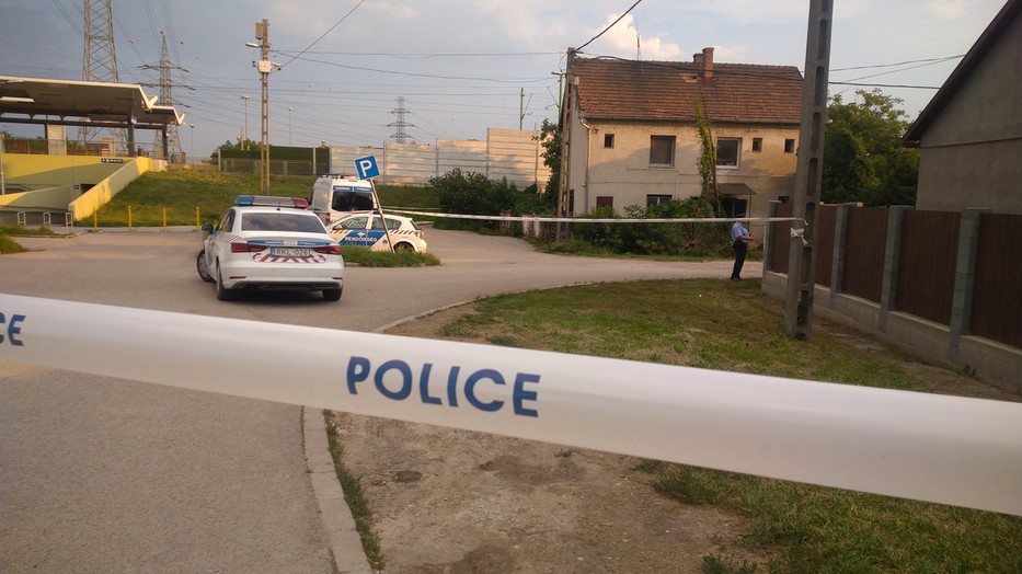Helyszínelnek Érden, ahol holttestet találtak egy házban szombaton / Fotó: Blikk