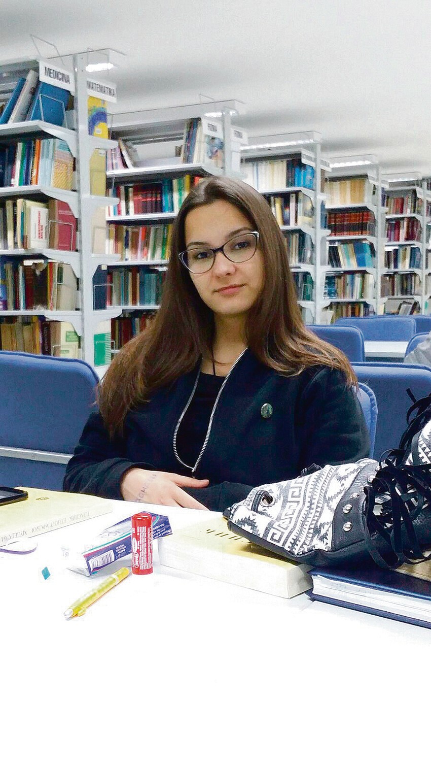 Milica Pešić u Istraživačkoj stanici Petnica