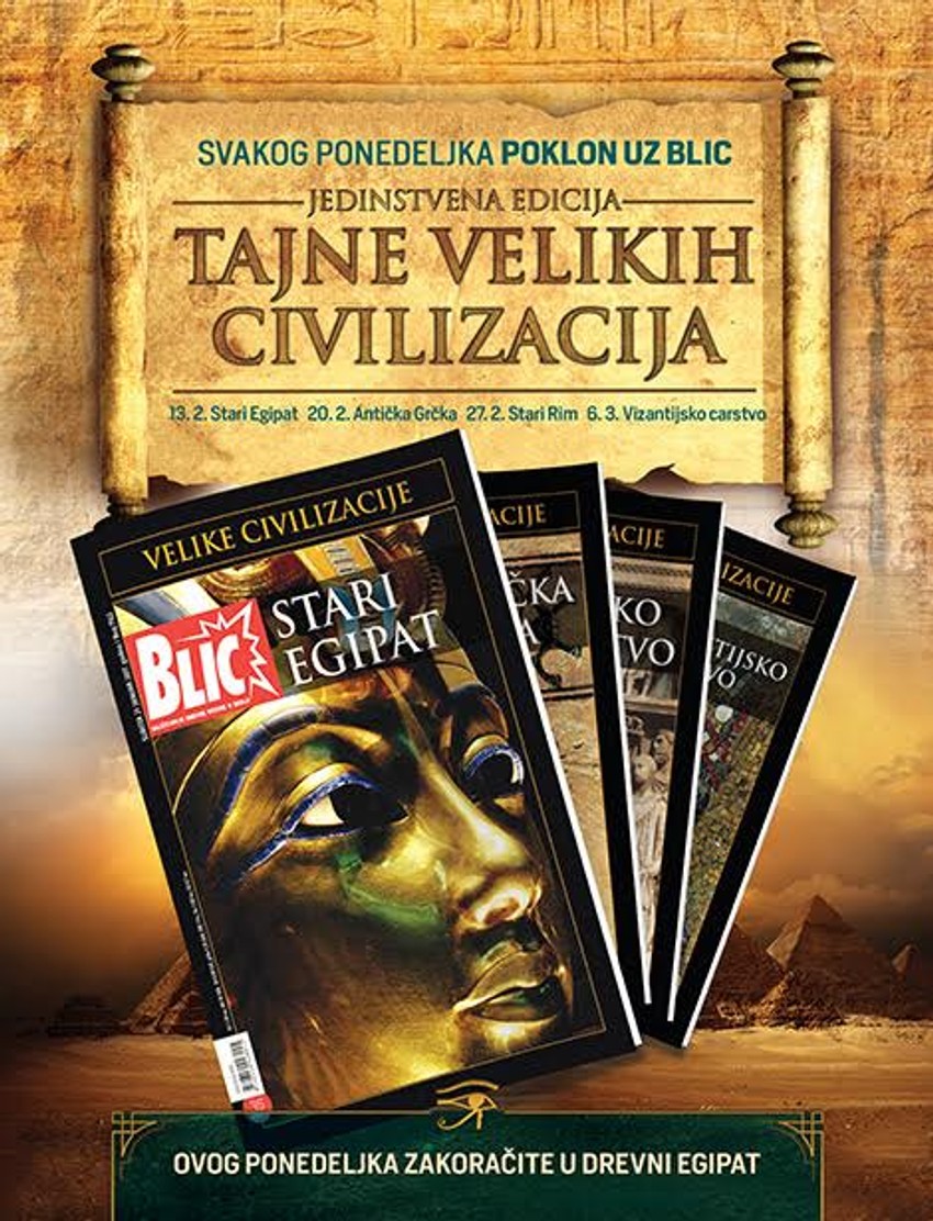 "Tajne velikih civilizacija", specijalna poklon edicija Blica