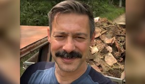 Milav Vasić na traktoru