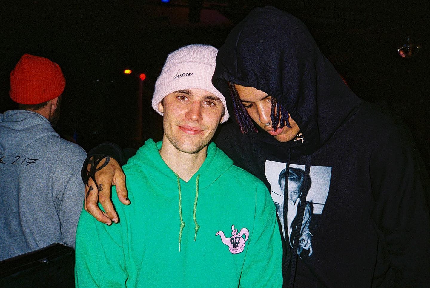 Justin Bieber a raper Carlito Milfort. 