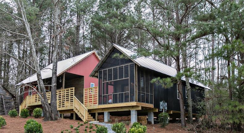 The $14,000 micro cottages at Serenbe in northwestern Georgia.