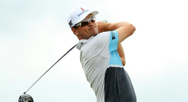 Zach Johnson of the United States prepares to win at another British Open, but stays behind to play at this week's US PGA John Deere Classic in Illinois, only an hour's drive from his birthplace in Iowa