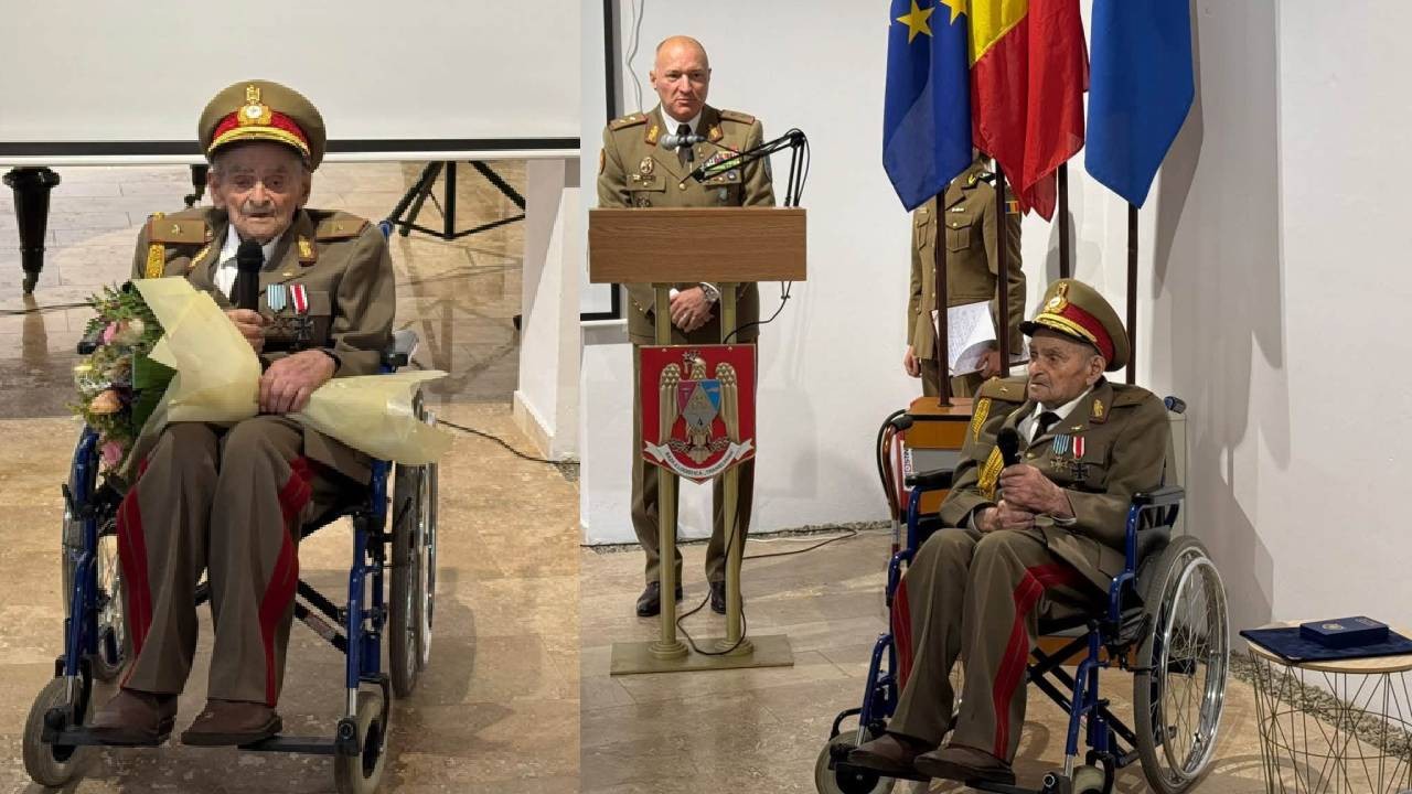 Cel mai în vârstă bărbat din România a împlinit 111 ani. Povestea lui Iosif Rus, veteranul de război care nu a avut nicio zi de concediu medical în 43 de ani la catedră