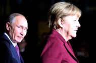 Angela Merkel Władimir Putin