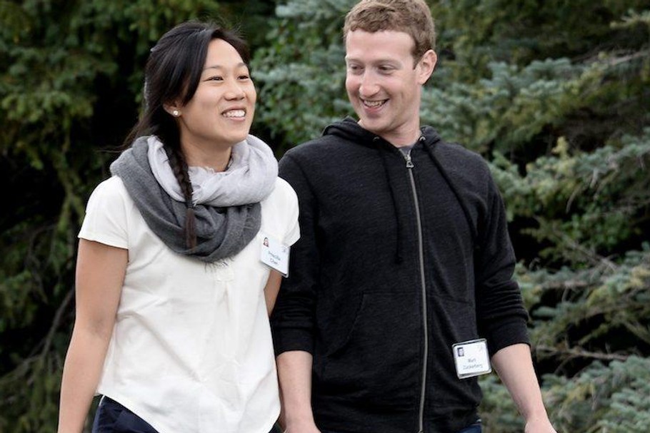 Mark Zuckerberg, chief executive officer and founder  Facebook Priscilla Chan 