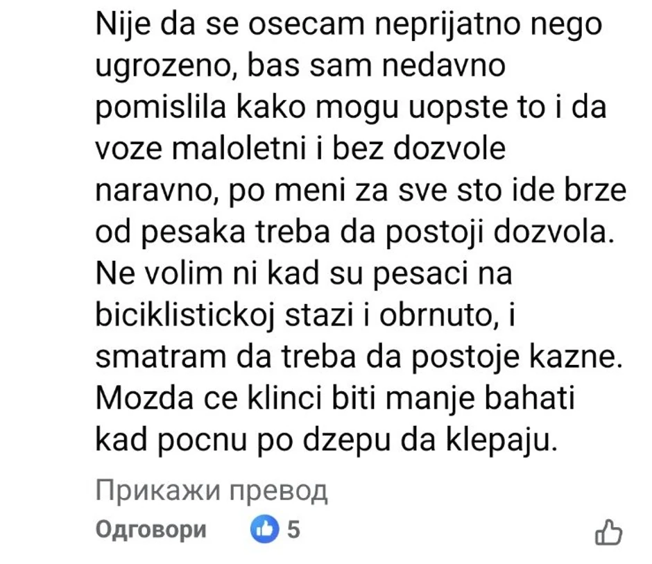 komentari na FB grupi "Novosađanke"