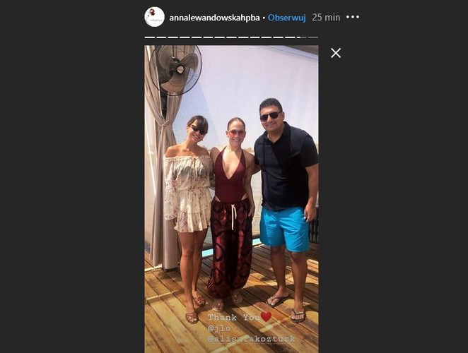 Jennifer Lopez i Anna Lewandowska