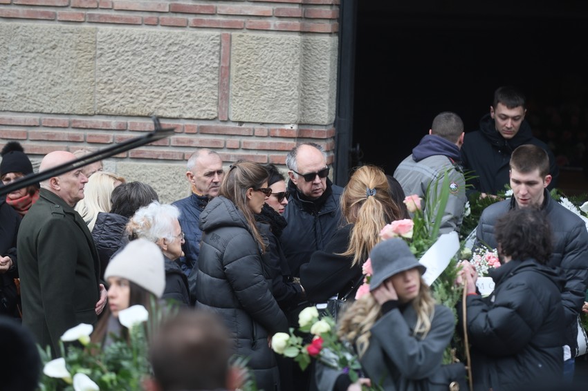 Sahrana Aleksandre Goncić