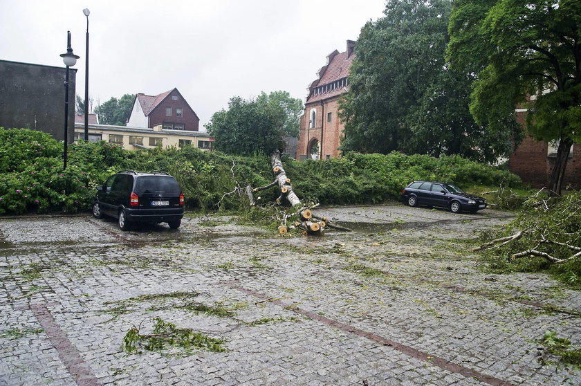 Trąba powietrzna na Pomorzu! Żywioł zrywał dachy i łamał drzewa jak zapałki