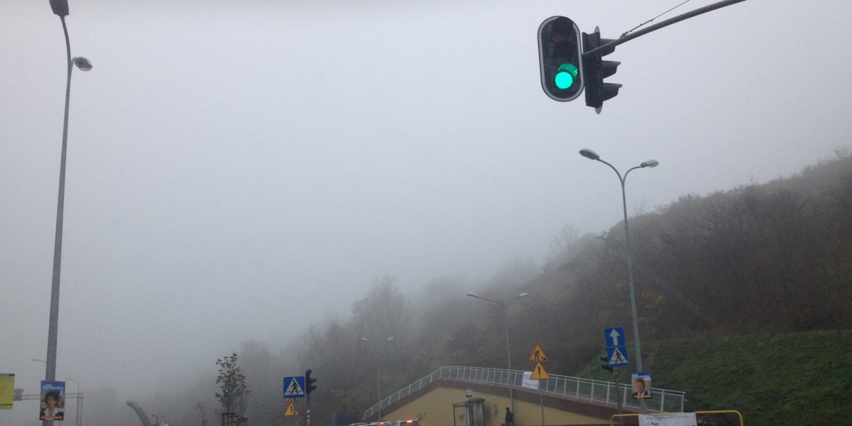Gdańsk zalała mgła