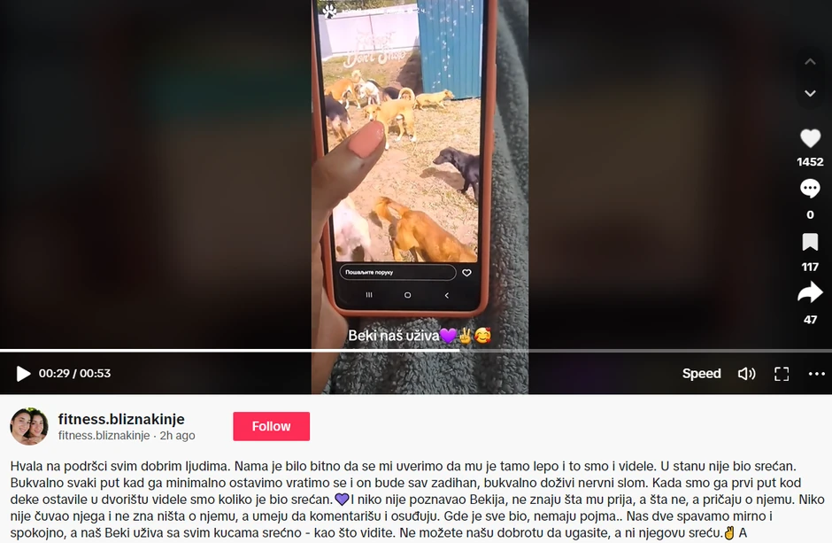 Fitnes bliznakinje pokazuju gde im je sad pas