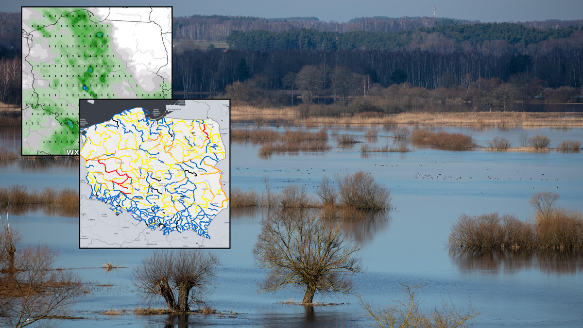 Rzeki Polski straszą. Kilkadziesiąt przekroczeń stanów ostrzegawczych