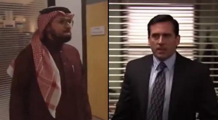 A szaúdi Dwight és Steve Carrell, az amerikai változat főszereplője