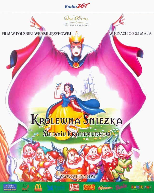 Królewna Śnieżka i siedmiu krasnoludków - plakat