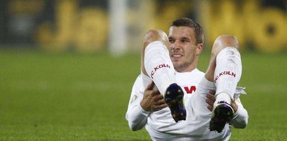 Podolski skasował samochód