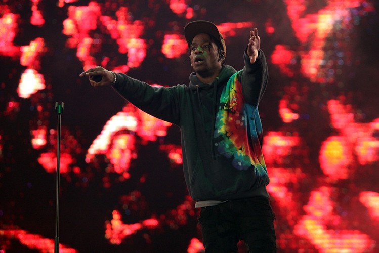 Travis Scott na festiwalu Open'er 2019. 3 czerwca 2019 roku.